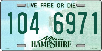 NH license plate 1046971