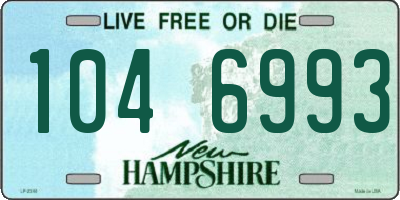 NH license plate 1046993
