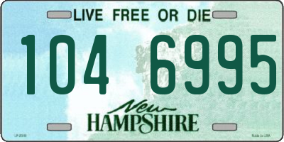 NH license plate 1046995