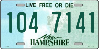 NH license plate 1047141