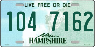 NH license plate 1047162