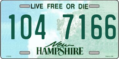 NH license plate 1047166
