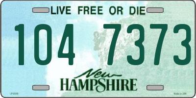 NH license plate 1047373