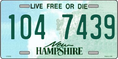 NH license plate 1047439