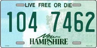 NH license plate 1047462