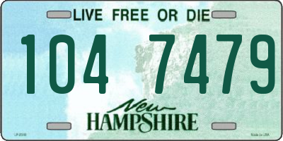 NH license plate 1047479