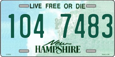NH license plate 1047483
