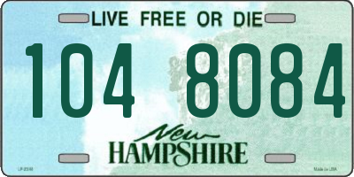 NH license plate 1048084