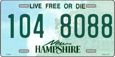 NH license plate 1048088