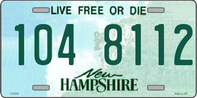 NH license plate 1048112