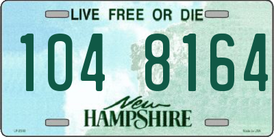 NH license plate 1048164