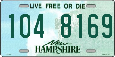 NH license plate 1048169