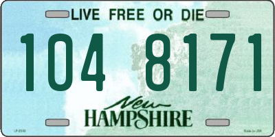 NH license plate 1048171