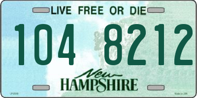 NH license plate 1048212