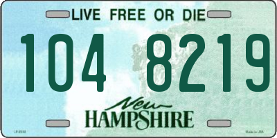 NH license plate 1048219