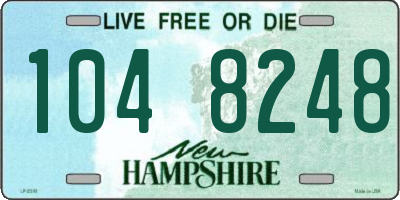 NH license plate 1048248