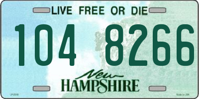 NH license plate 1048266