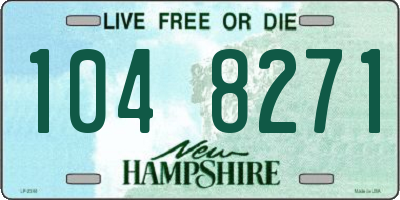 NH license plate 1048271