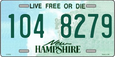 NH license plate 1048279