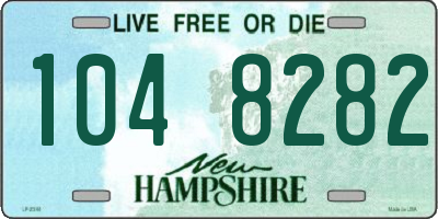 NH license plate 1048282