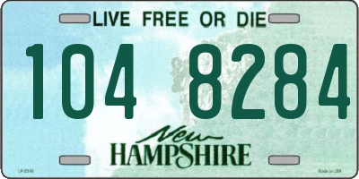 NH license plate 1048284