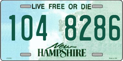 NH license plate 1048286