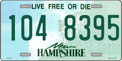 NH license plate 1048395