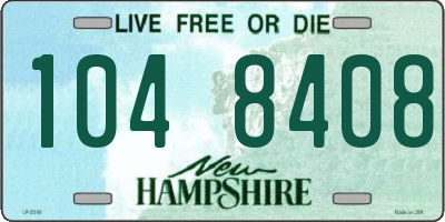 NH license plate 1048408