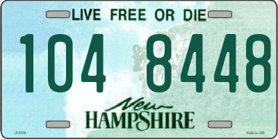 NH license plate 1048448