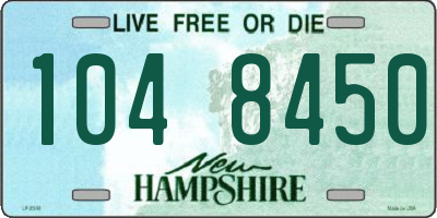 NH license plate 1048450