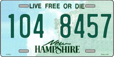 NH license plate 1048457