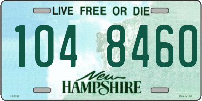 NH license plate 1048460
