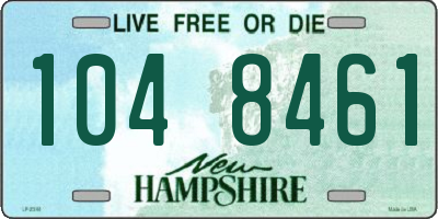 NH license plate 1048461