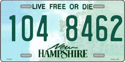 NH license plate 1048462