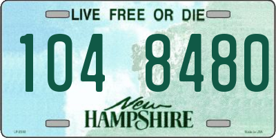 NH license plate 1048480