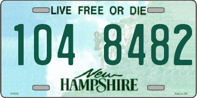 NH license plate 1048482