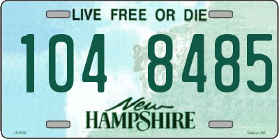 NH license plate 1048485