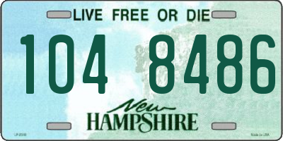 NH license plate 1048486