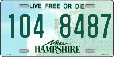 NH license plate 1048487
