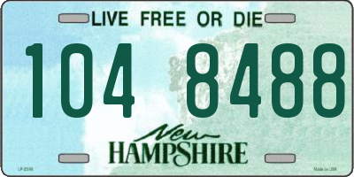 NH license plate 1048488