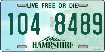 NH license plate 1048489