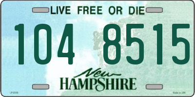 NH license plate 1048515