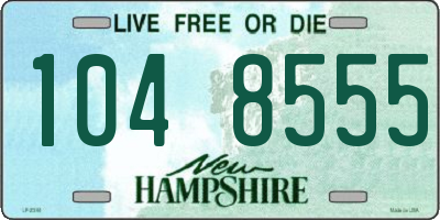 NH license plate 1048555