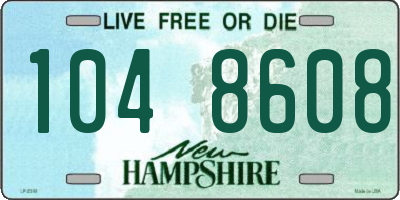 NH license plate 1048608