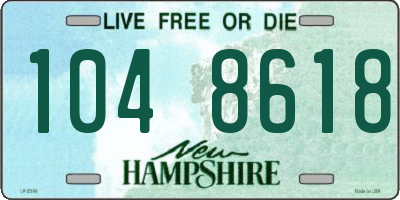 NH license plate 1048618