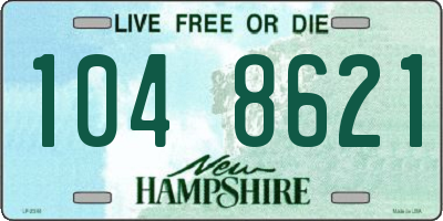 NH license plate 1048621