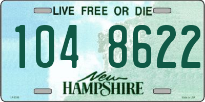 NH license plate 1048622