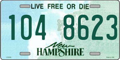 NH license plate 1048623
