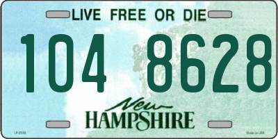 NH license plate 1048628