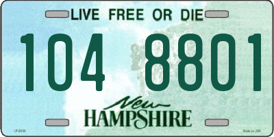 NH license plate 1048801
